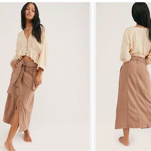 Free People Catching Feelings Maxi Skirt